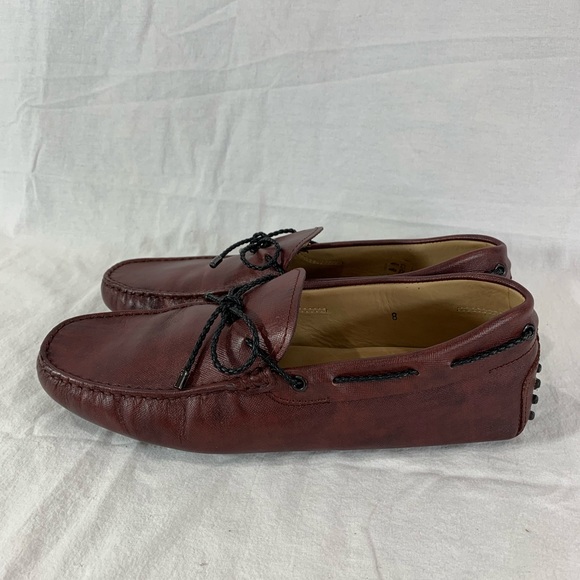 TOD'S Oxblood/Burgundy Leather Size 8 US 9 - Picture 3 of 13